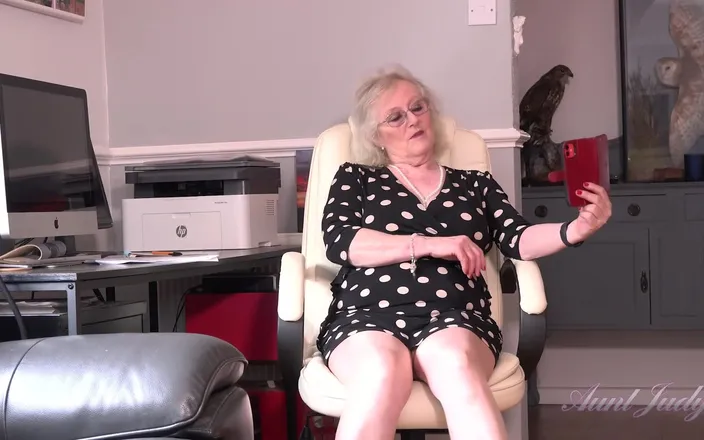 Aunt Judy's: Auntjudys - Horny Hairy Mature GILF Mrs. Claire Has Phone Sex...