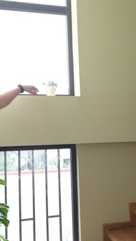 Ashby Winter Seduces the Handyman Sam Garro on the Stairs While He Helps with Flow