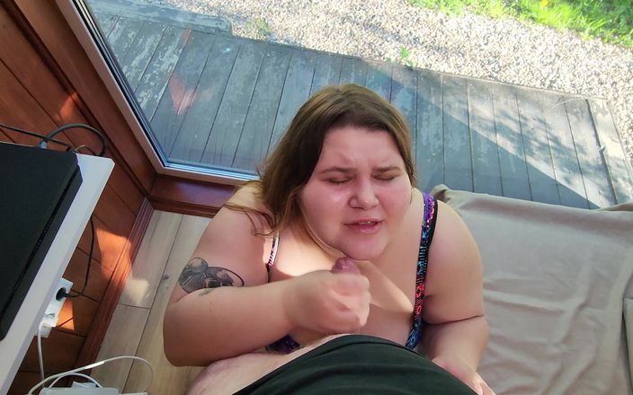 Peach cloud: Fucked the Mouth and Ass of a BBW Cutie in...