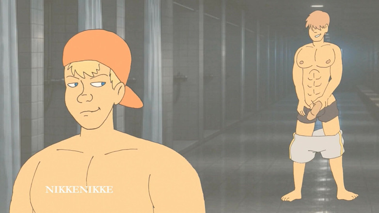 Nikkenikke animation: Yaoi: Rips Young Skater Twink Jax's Wet Little Briefs and...