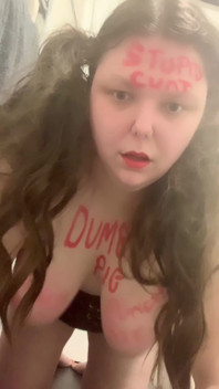 Shaking Udders Dumb Fat Pig Humiliation