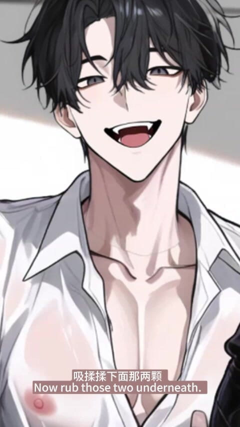 My bl anime: Dom Male Streamer
