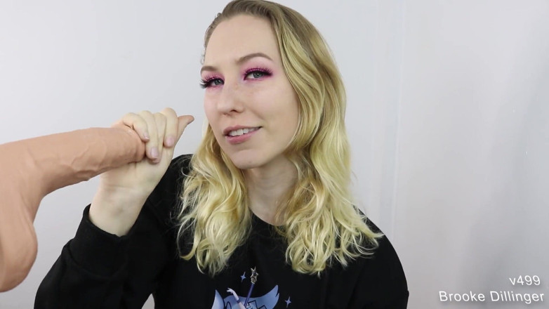 Brooke Dillinger: Masturbación con la mano hasta que te corras en mi...