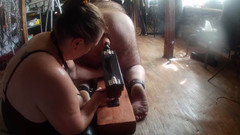 Aaexperiencesltd: Part 2:- Domina Satana Puts Satana's Piggy on the Fucking Machine.