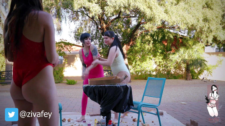 Ziva Fey: Ziva Fey - WAM Bratty femdom breakfast with Larzstord and Ruby...