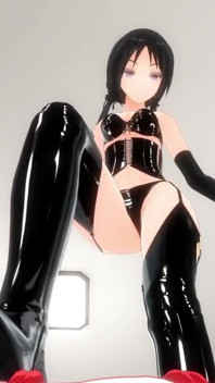 愛人かかとPOV 3D変態の下で
