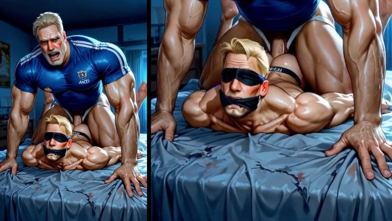 Real narrated fantasy Hentai: Coach Walter Fucked the Quarterback and the Director in the...