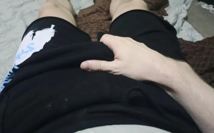 Pasha: Guy Strokes His Dick Through His Shorts
