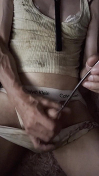 Sissy Using Sounding Rods