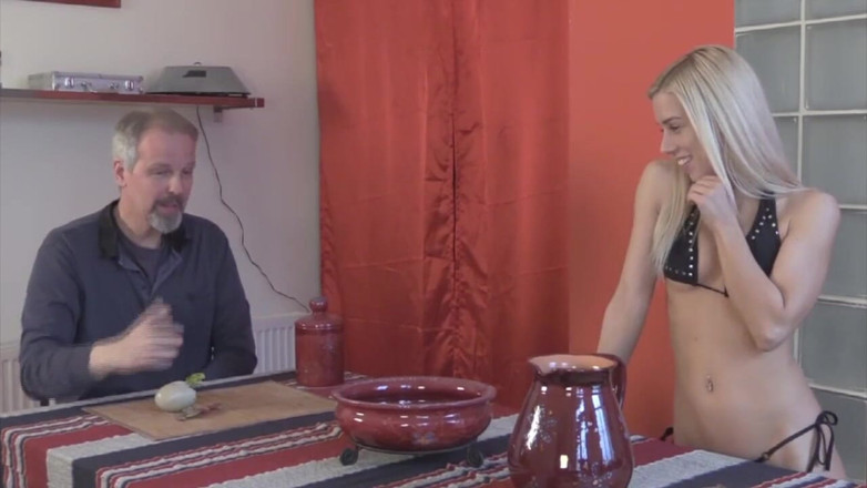 NM fetish femdom videos by Princess Nikki Cruel: Old Man Gets Down on Nesty