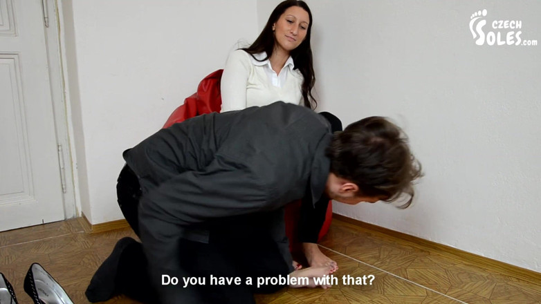 Czech Soles - foot fetish content: Nevlastní sestra potrestána uctíváním nohou - část 2