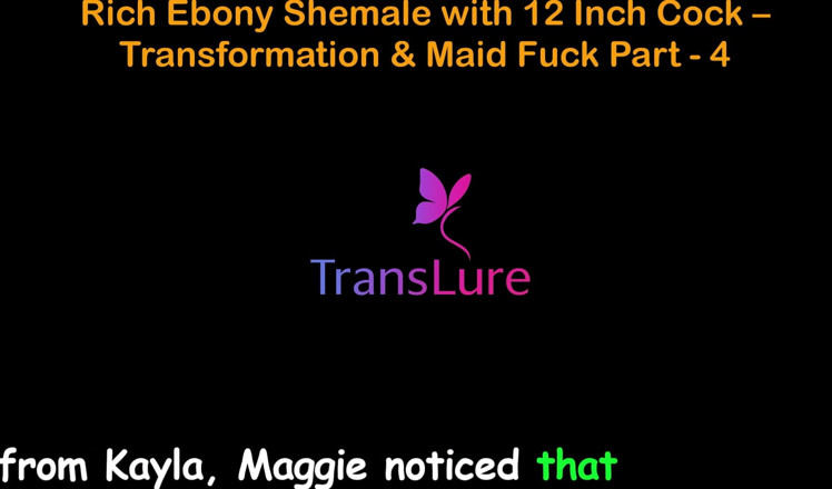 TransLure: Trans ebano ricco di audio storia di sesso inglese con...