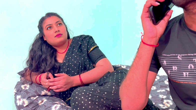 Hotty_ragini: Indyjska macocha wspólna pojedyncze łóżko i pasierb szczęśliwy, pełne hindi audio