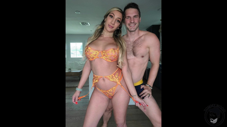 Tommy Wood XXX: Blond amatorka z dużym tyłkiem Nagrywanie pierwszej taśmy seksu