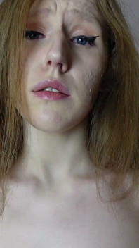 I Beg You to Cum on My Face and Tongue