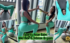 Sportif Asyalı hatun, vahşi yolculuk ve 8k60 fps sanal gerçeklikte yoğun orgazm