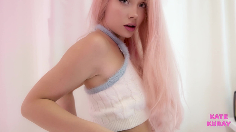 Kate Kuray: Barbie with Pink Hair Tries Anal