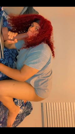 Hicktown_hoochi: Chupando meu grande vibrador preto lento e desleixado