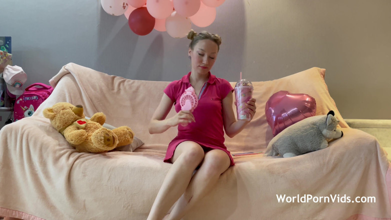 Selected worldwide porn: A Tiny Amateur Likes Toys, the Color Pink, and Playing...