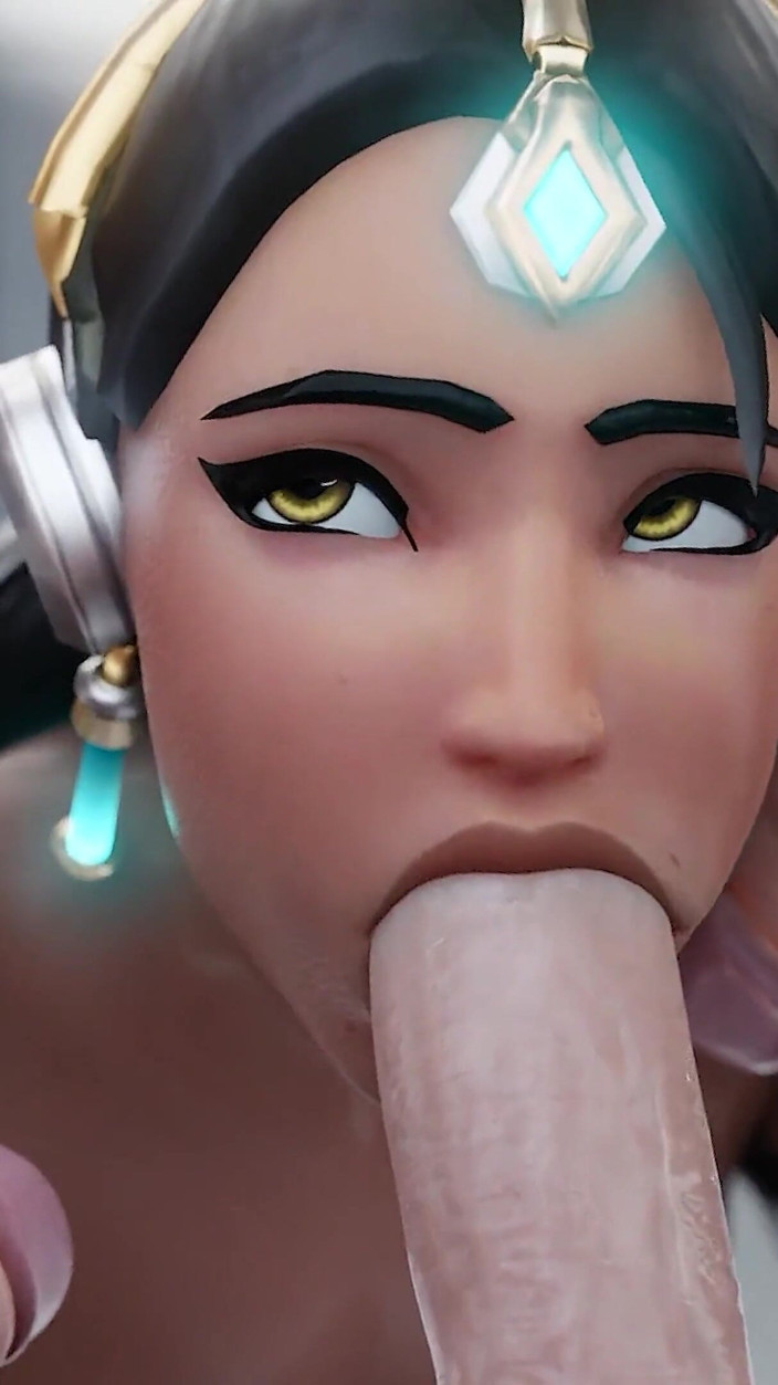 Orlikx: 엉덩이에 큰 자지를 좋아하는 Symmetra - 3D 오버워치 애널 애니메이션