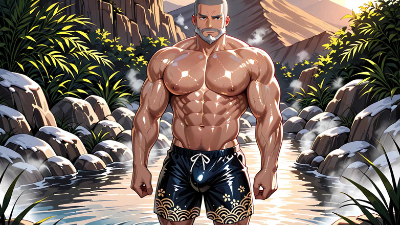 Erotic Man: Ai Porn Muscle Men Mix Softcore Bulges