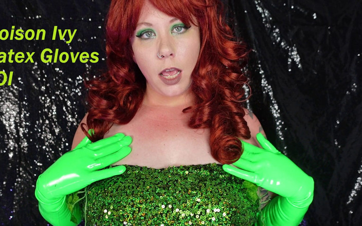 Deanna deadly: Poison Ivy Gives POV a JOI to Her Latex Gloves...