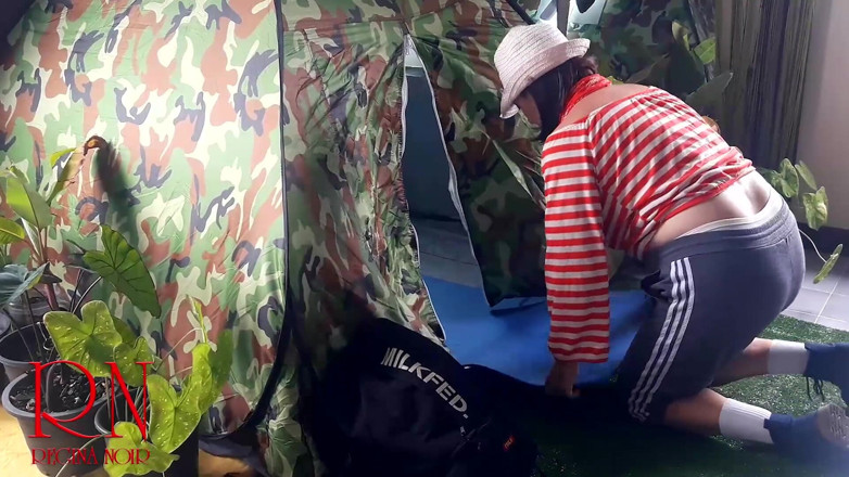 Regina Noir: Sex in camp. A stranger fucks a nudist lady in...
