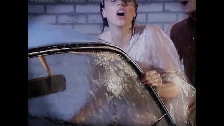 Euro Sluts: 雨の中で巨大なコックに口の中で犯され、イクムラムラした熟女のソフトポルノ