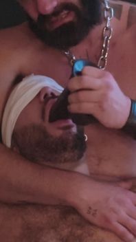 Gagging & Training My Hairy Sub's Throat