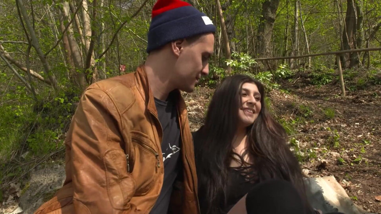 Erotic Planet X: Hot young babe loves to fuck outdoor with big dick...