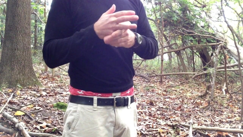 TJenner: Sagging and jerking off in the woods. Verbal