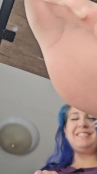 POV Office Foot Stool: Silently Worship Big Feet While Being Ignored and Degraded
