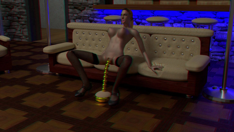 Multimediak: Anaglyph 3d - 볼 딜도를 타는 밀프 (궁극의 즐거움을 위해 3D 안경 사용)