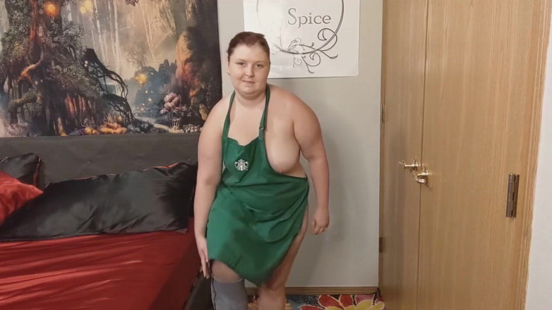 Sin Spice by Sophia Sinclair and Jasper Spice: Starbucks zástěra striptýz