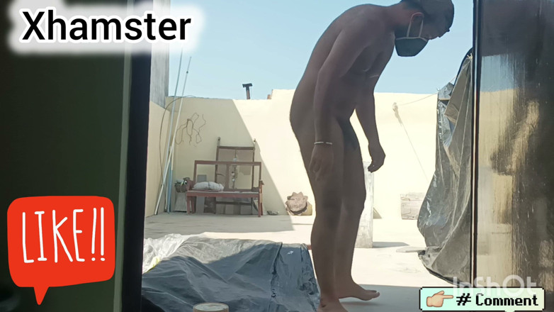 Sansuindia: Mandir Monk Nude on Street Porn