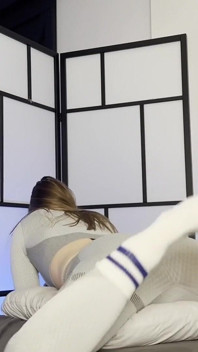 Trixie Fox - Petite Girl with Big Ass Pillow Humping