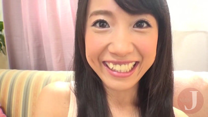 Asian happy ending: Brunette japanese teen in face fetish video