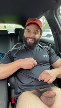 Muscle Cub in the Car