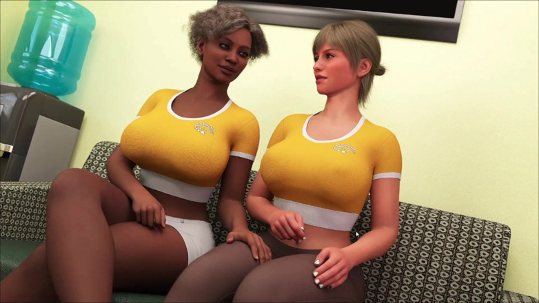 Future MoneyMan: Black Lesbian MILF Teacher Sucking Shemale Girl Huge Cock in...