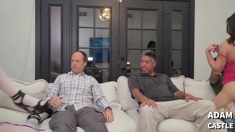 Adam Castle Trans: Trans Gentlemen's Club Orgy