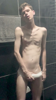 Keoimath - a Skinny Twink Showing His Big Dick Bulging His Underwear