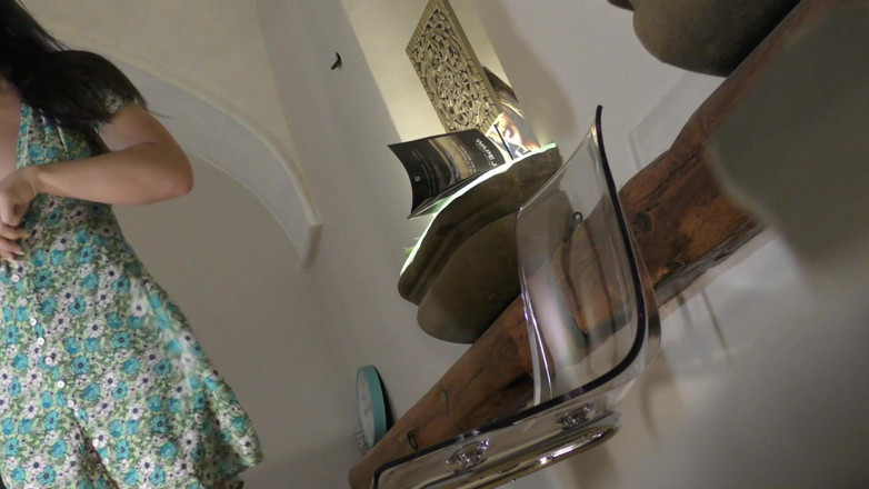 Ignoring Handjobs: Young housewife teases in sexy summer dress in front of...