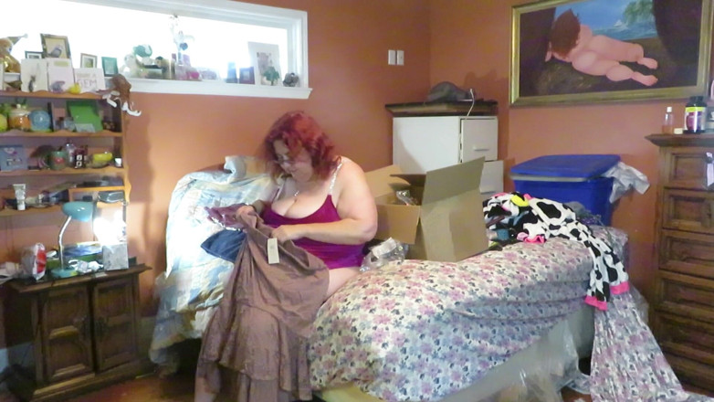 BBW nurse Vicki adventures with friends: Part 3 trying on new items for videos makeing request show...