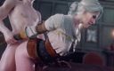 Jackhallowee: Compilação de sexo com Ciri from the Witcher