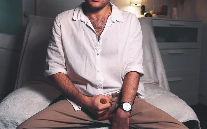 NoelDero: Handsome Man Noel Dero, Dressed in Old Style, Masturbates on...