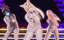 3D-Hentai Games: [mmd] 아이브 - 전설의 Kitsch Ahri Akali Seraphine 섹시한 벌거벗은 댄스 리그 무수정 헨타이 4K 60fps