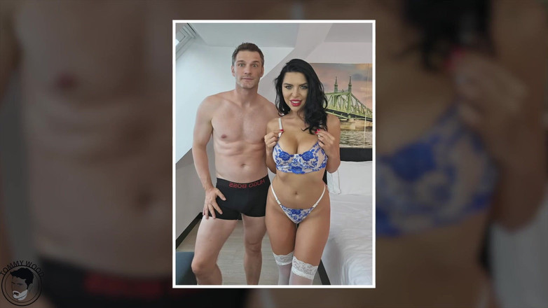 Tommy Wood XXX: Milf cu țâțe uriașe își umple pizda roz