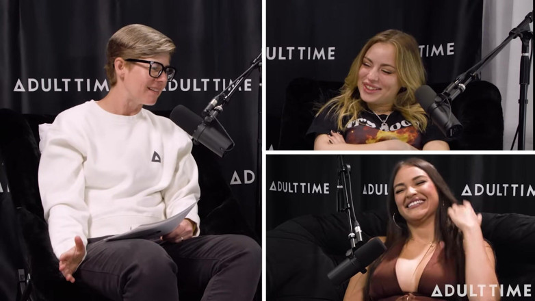 Adult Time Podcast: Gizelle Blanco &amp; Anna Claire Clouds Pheromones, Scissoring, &amp; the Bush | the...