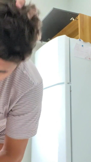 EATING THE LITTLE BITCH ON THE STAIRS