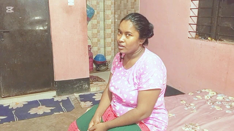 Riyamoni: Finished the Cook and Sat in Her Bed, I Went...